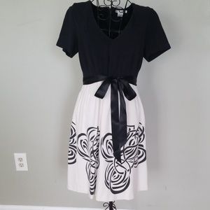 WDNY dress with silk bow